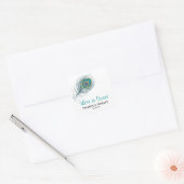 Peacock Feather Stickers (Envelop)