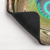 Peacock Feather Swirl Mousepad Muismat (Hoek)