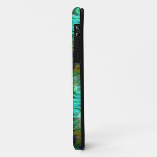 Peacock Feather Swirl Pattern iPhone 5 Hoesje (Achterkant/links)