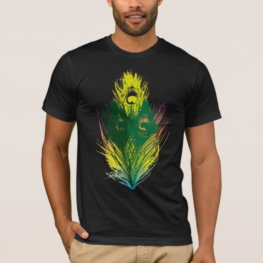 Peacock Feather T-shirt (Voorkant)