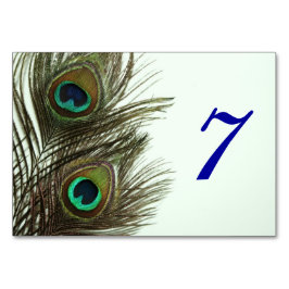 Peacock Feather Table Kaart