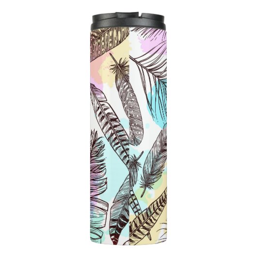 Peacock Feather Thermosbeker (Achterkant)