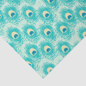 Peacock Feather Tissuepapier (Detail)
