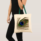 Peacock Feather Tote Bag (Voorkant (product))