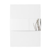 Peacock Feather Uitnodigingen Wikkel (Achterkant Voorbeeld)