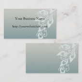 Peacock Feather Visitekaartje (Voorkant / Achterkant)