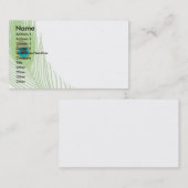 Peacock Feather Visitekaartje (Voorkant / Achterkant)