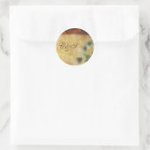 Peacock Feather Wedding Favor Stickers (Tas)