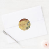Peacock Feather Wedding Favor Stickers (Envelop)