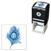 Peacock Feather Zelfinktende Stempel (In situ)