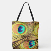 Peacock Feathers 2&4 Tote Bag (Achterkant)