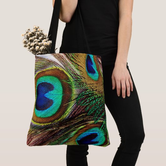 Peacock Feathers 2&4 Tote Bag (Dichtbij)
