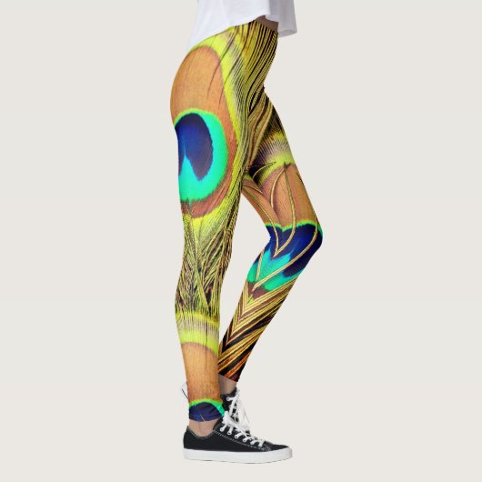 Peacock Feathers 2 Leggings (Rechts)