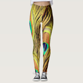 Peacock Feathers 2 Leggings