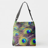 Peacock Feathers 3&5 Crossbody Tas (Achterkant)