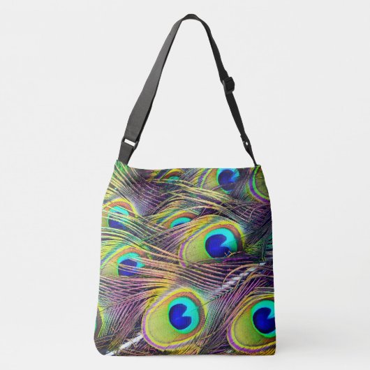 Peacock Feathers 3&5 Crossbody Tas (Achterkant)