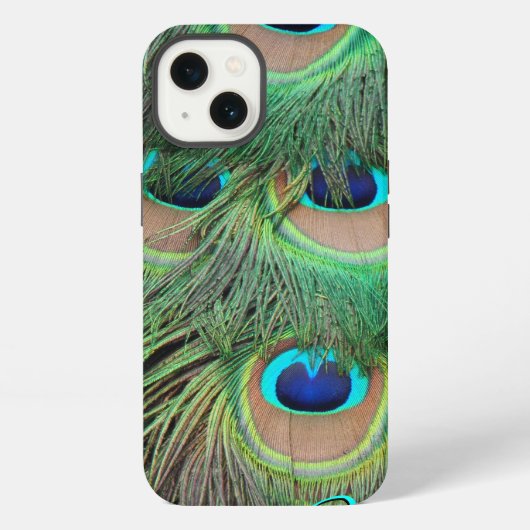 Peacock Feathers 3 iPhone Hoesje (Achterkant)