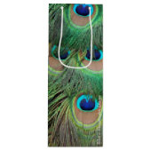 Peacock Feathers 3 Wijn Cadeautas (Voorkant)