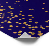 Peacock Feathers 50ste bruiloft Jubileum Poster (Hoek)