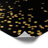 Peacock Feathers 50ste bruiloft Jubileum Poster (Hoek)