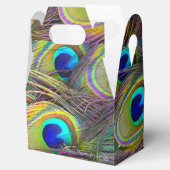 Peacock Feathers 5 Bedankdoosjes (Geopend)