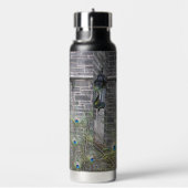 Peacock Feathers and Gothic Windows Waterfles (Rechts)