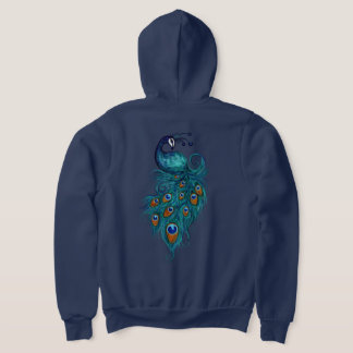Peacock Feathers Art Hoodie