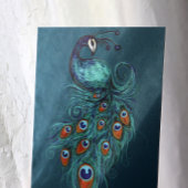 Peacock Feathers Art Kaart