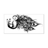 Peacock Feathers Art Rubberstempel (Afrduk)