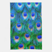 Peacock Feathers Art Theedoek (Verticaal)