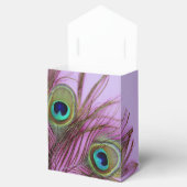 Peacock Feathers Bedankt Party Favor Box Bedankdoosjes (Geopend)