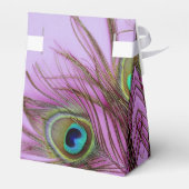 Peacock Feathers Bedankt Party Favor Box Bedankdoosjes (Achterkant)