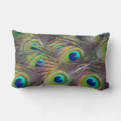 Peacock Feathers Bird Decorative Sierkussen Kussen (Achterkant)