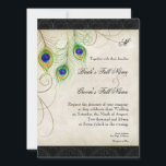 Peacock Feathers Black Damask Weddenschap Statione Kaart<br><div class="desc">COLOR PALETTE: zwart, tan, crème, goud, blauw, groen en paars. COLLECTIE ONTWERP: Dit maakt deel uit van een Weddenschap-uitnodigingssets voor volledige overeenkomende producten. Deze moderne, hedendaagse Peacock Feathers Wedding Invitations zijn trendy, elegant en chic. Het kunstwerk is van de oorspronkelijke waterverf kunsthand geschilderd door Audrey Jeanne Roberts. Er is een...</div>