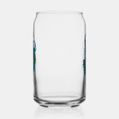 Peacock Feathers Blauwgroen Peacocks Blikvorm Glas (Links)