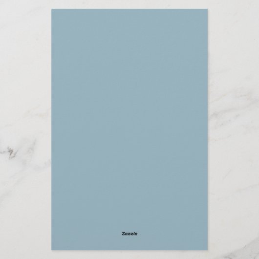 Peacock Feathers Blauwgroen Peacocks Briefpapier (Achterkant)