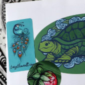 Peacock Feathers Blauwgroen Peacocks Etiket