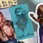 Peacock Feathers Blauwgroen Peacocks Etiket