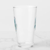 Peacock Feathers Blauwgroen Peacocks Glas (Links)