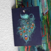 Peacock Feathers Blauwgroen Peacocks Kaart