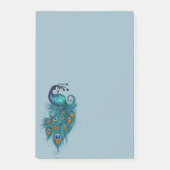 Peacock Feathers Blauwgroen Peacocks Post-it® Notes (Voorkant)