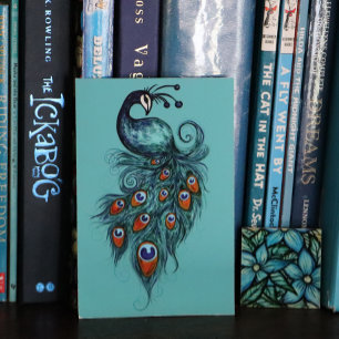 Peacock Feathers Blauwgroen Peacocks Poster