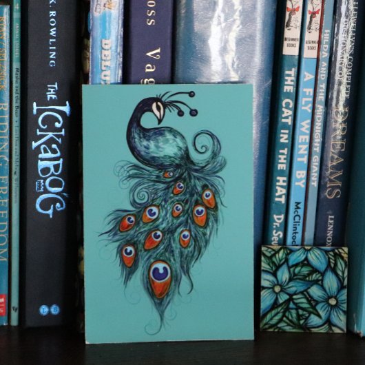 Peacock Feathers Blauwgroen Peacocks Poster