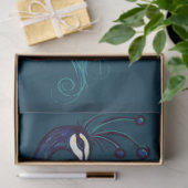 Peacock Feathers Blauwgroen Peacocks Tissuepapier (Geschenk)