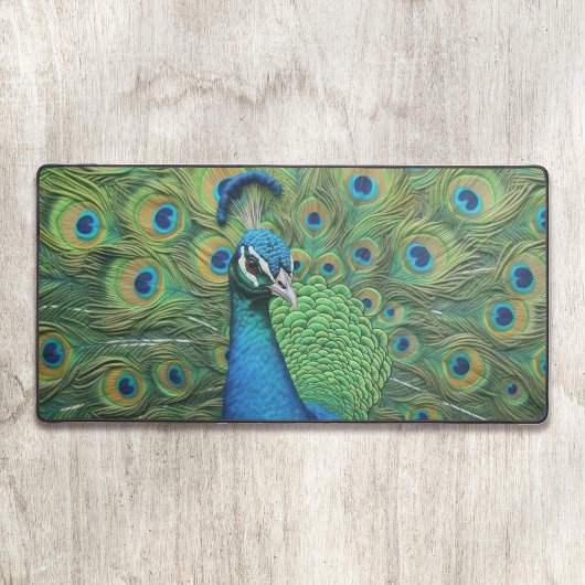 Peacock Feathers Bureaumat