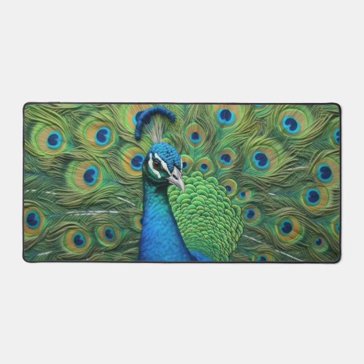 Peacock Feathers Bureaumat (Voorkant)