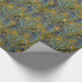 Peacock Feathers Cadeaupapier (Hoek)