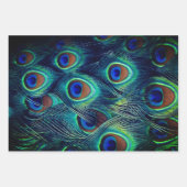 Peacock Feathers Collectie Inpakpapier Vel (Voorkant)