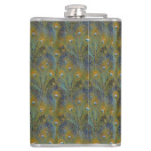 Peacock Feathers Coördinaten Heupfles (Achterkant)