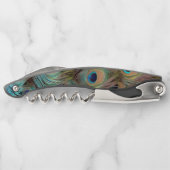 Peacock Feathers Corkschroef Kurkentrekker (Achterkant)